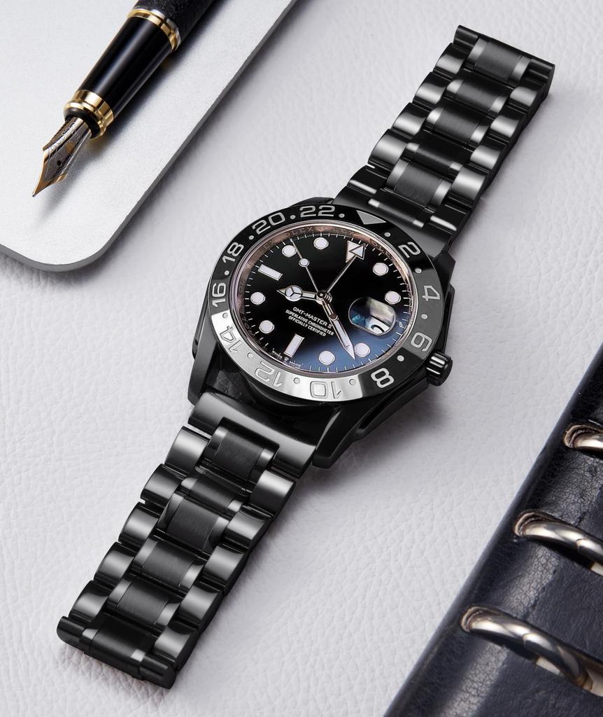 BINLUN Stainless Steel Watch Replacement Quick Adjustment Tool 6 9 Sizes Band, Strap, Durable, Rust-Resistant, Skin-Friendly, Release, Mesh, Unisex,