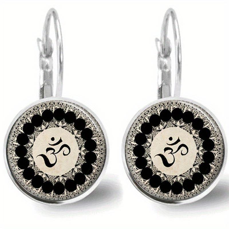 Fashion Earring Y2K Vintage Marigold Time Gem Flower Ear Buckle