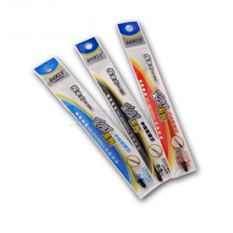 Parker PS1890 Gel Pen Press-Type Refills, 0.5mm, 20-Pack 0.5mm чёрный