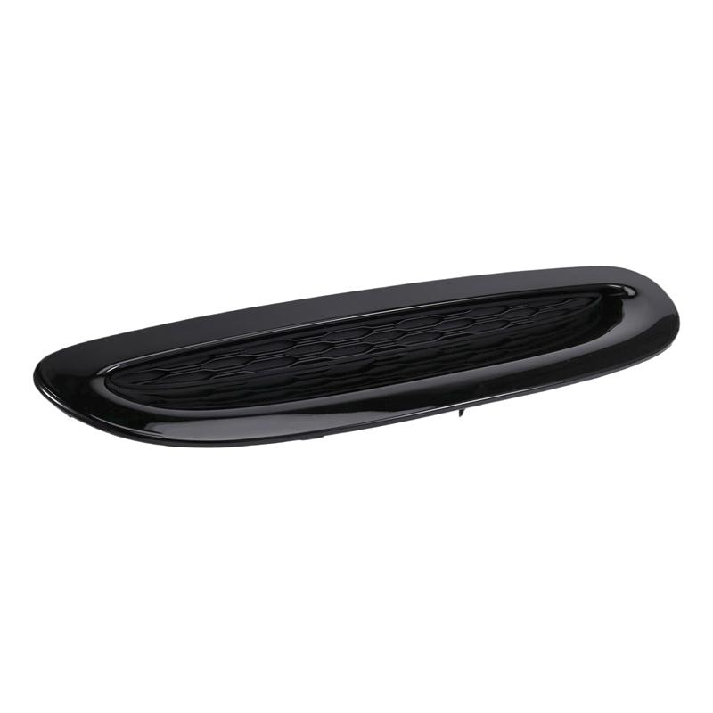 Bright Black Hood Vent Scoop Front Hood Air Inlet Trim Plate 51137328312 For Mini Cooper F54 F55 F56 F57 14-23 Bonnets