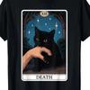 Cat Death Tarot Card T Shirt Gothic Mystic Vintage Comfortable Slightly Graphic Casual Designer Clothes Breathable Soft