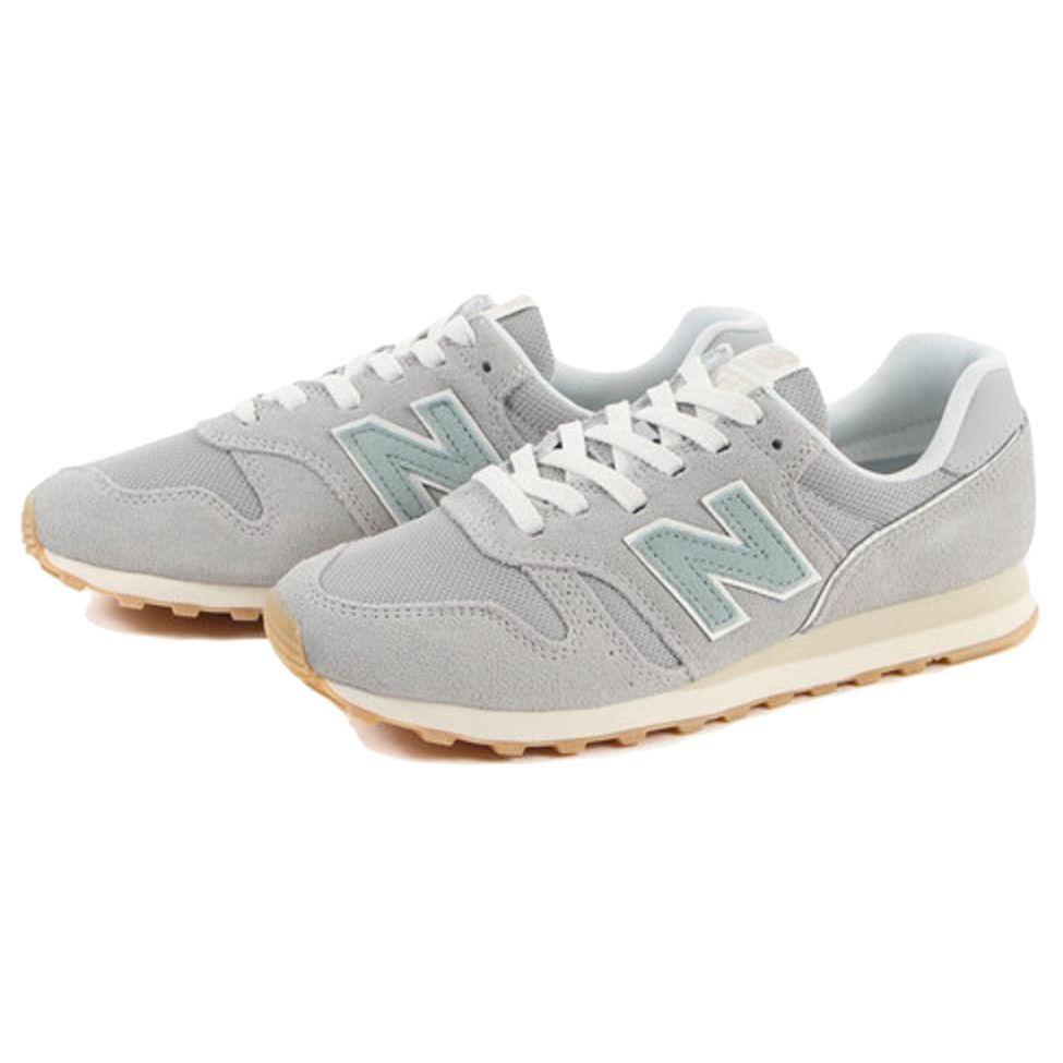 New Balance NB 373 Všestranné Pohodlné Tlumící Nárazy Odolné Nízké Neformální Běžecké Boty Dámské tenisky Šedé Zelené WL373TK2