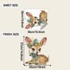 Christmas Atmosphere Decoration Deer Bedroom Living Room Home Wall Beautification Stickers