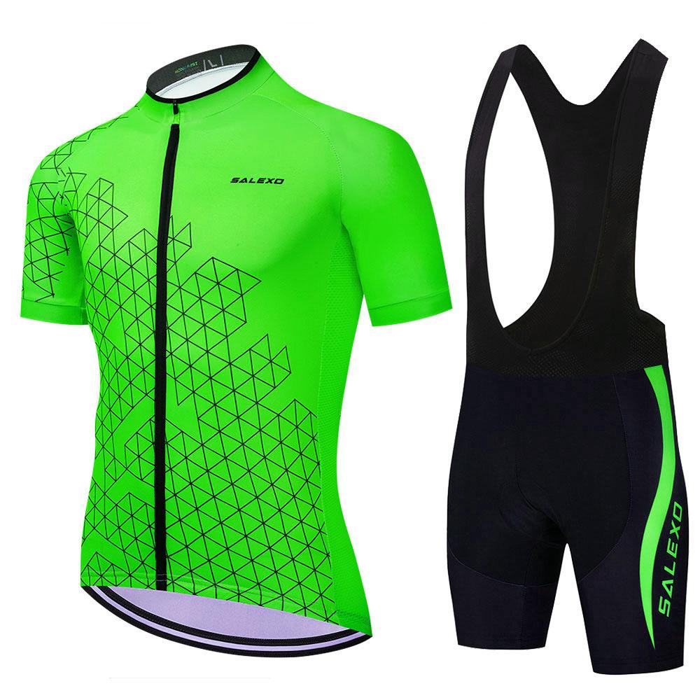 Short-sleeved Suit Cycling Suit Men s Cycling Suit Summer New Summer Quick-drying Breathable Short-sleeved 2026 Summer Breathable Suit Cycling Suit XS
