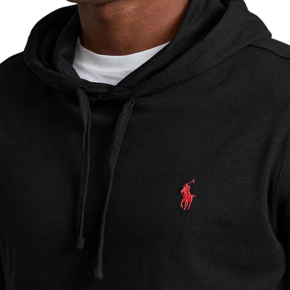 Polo Ralph Lauren SS23 Solid Color Small Pony Embroidered Casual Hoodie Men Hoodies Black 710768063-002