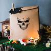TOMALL 2pcs Skull Stickers Car Halloween Theme Scary Ghost Decal
