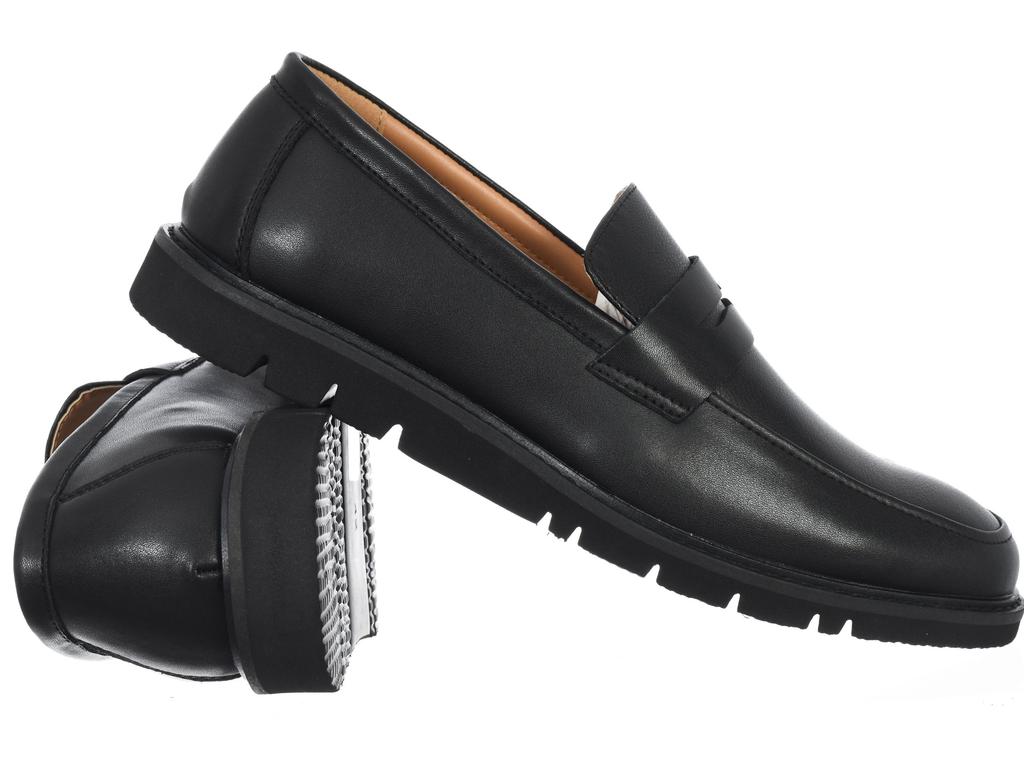 B Originals - Men' Moccasin Shoes - Ha222345A-2 Black 43