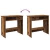 Vintage Style Desk Reclaimed Wood Look 80 X 40 X 75 Cm Engineered Wood