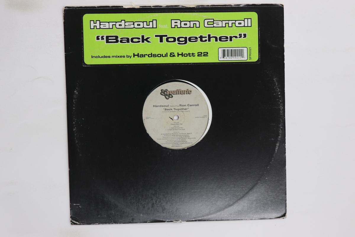 

12inch Record HARDSOUL RON CARROLL Back Together SFR0021SFR0021 Soulfuric Recor 2003 US Dance Electronica Used
