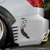Creative Feather Car Sticker Waterproof Decals Personalize Styling Accessories For Skoda Seat VW Volkswagen Suzuki Smart Toyota