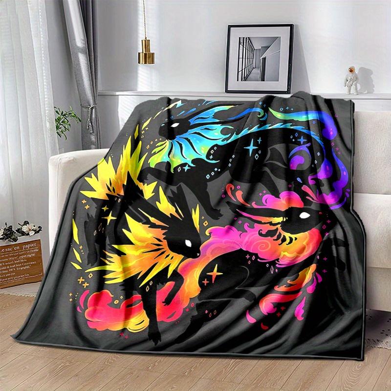1pc Pokémon Charizard s Fiery Roar Blanket Soft Warm Throw Blankets, Living Room, Travel .D068 80x120cm