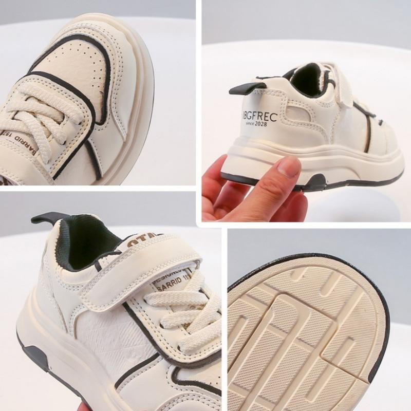 Girls' All-match White Shoes Children's Lightweight Running Shoes Casual Sneakers