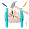 Wooden Early Learning Hammering Board With Handeye Coordination Development For Preschool Kids