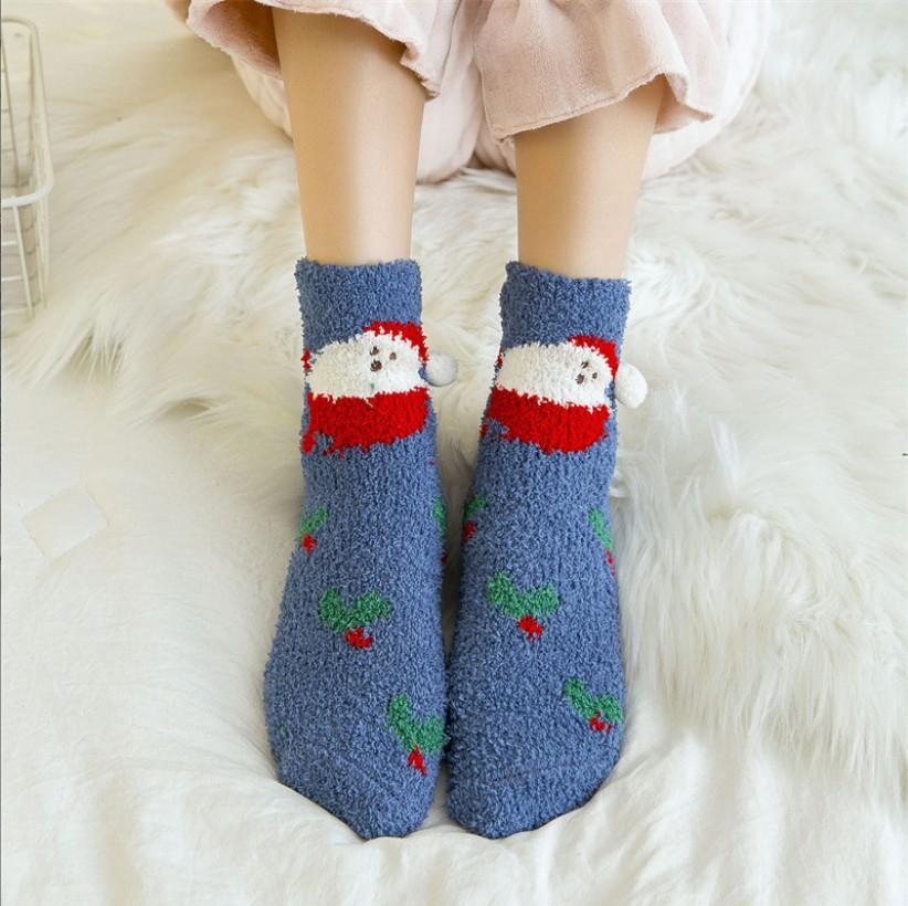 Cute animal warm socks, Christmas socks, thick socks