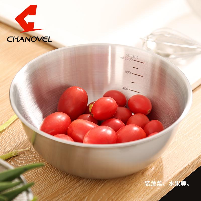 Set of 3 Stainless Steel Mixing Set Small Thicker Salad Bowls Set Easy Clean Nesting Bowls for Space Saving Storage for Baking