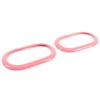 Pink ABS Interior Door Handle Trim Cover For Benz Smart Fortwo W451 2016-