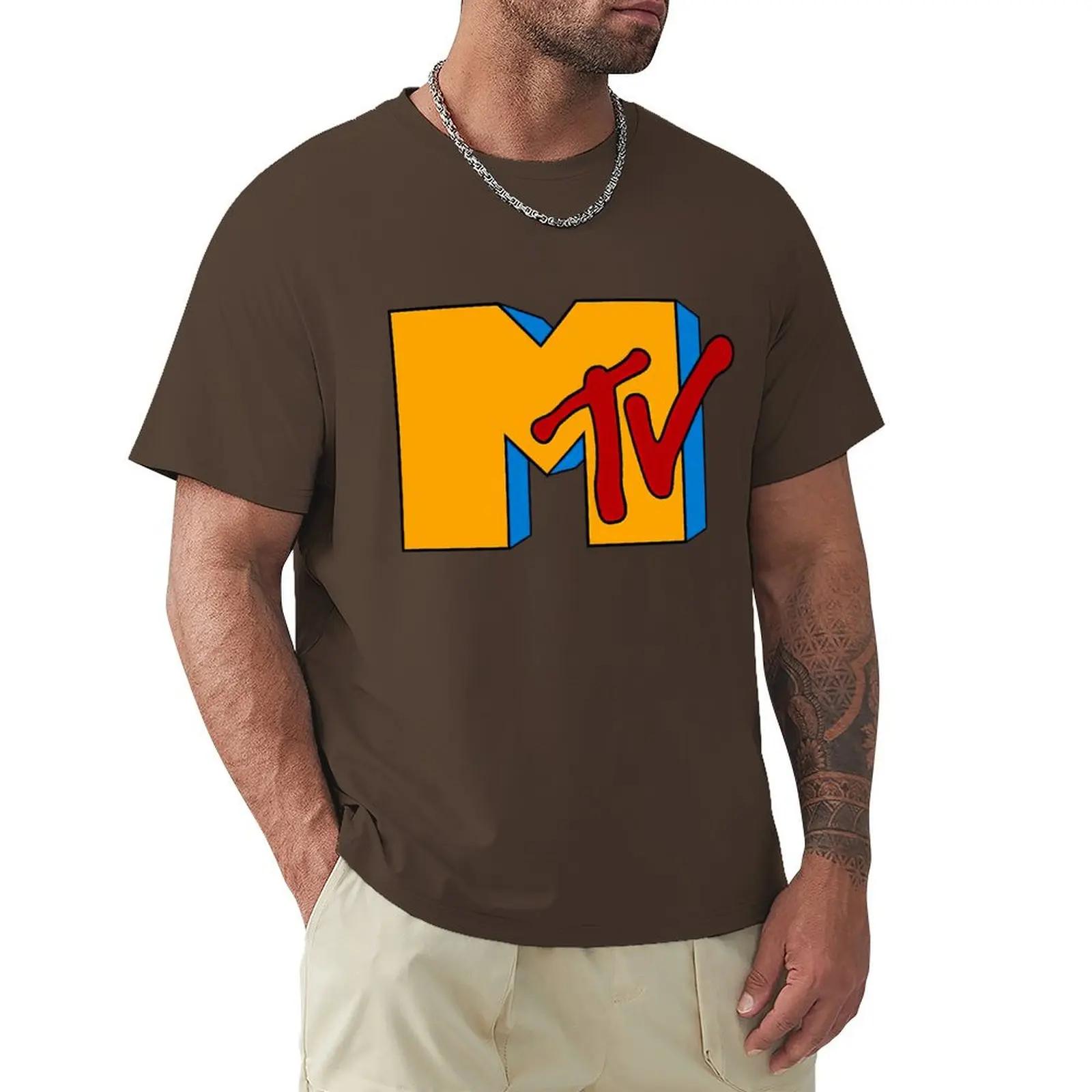 Vintage MTV Retro Rap Rock Musik T-Shirt Harajuku Kurzarm T-Shirt 100% Baumwolle Grafik T-Shirt Oberteile XXXXXL violett