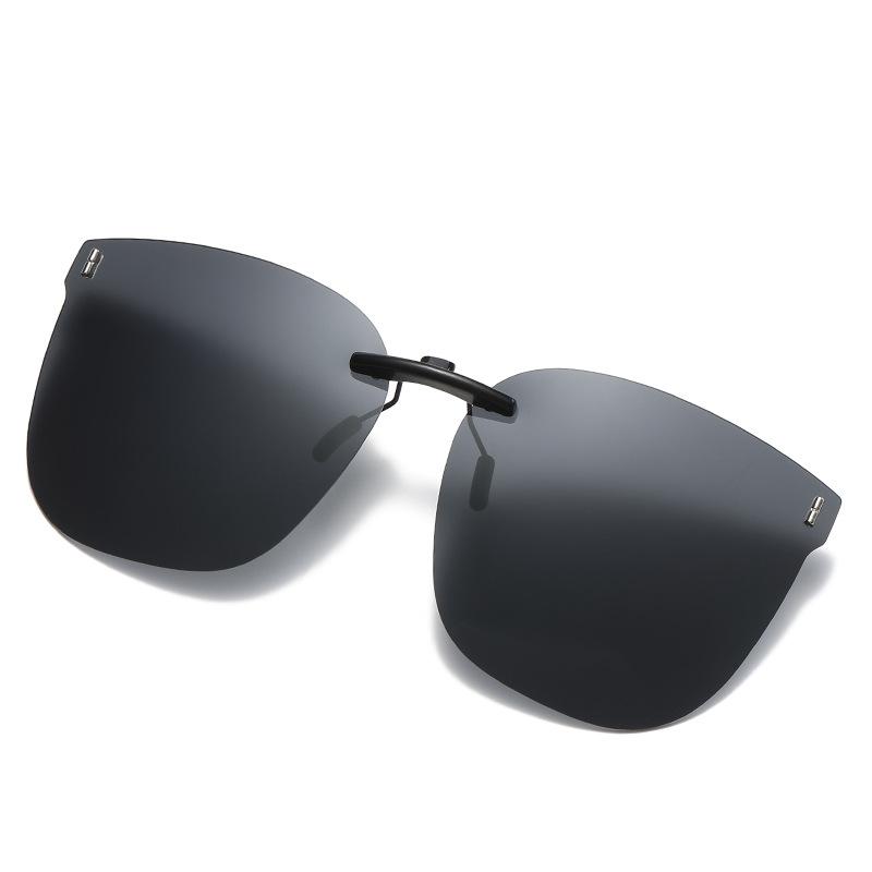 New Men Women Clip On Sunglasses Polarizing UV400 Protention Vintage Clip Polarized Glasses Night Vision Driving Goggles