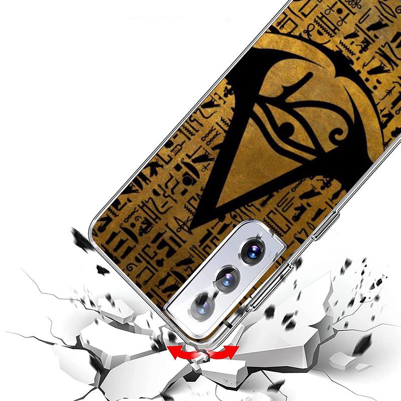 Egypt Nefertiti Anubis Ankh Pharaoh Phnoe Case for Samsung Galaxy S26 S25 Edge S23 S24 Ultra S22 Plus S21 S20 FE Unique Cover So
