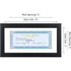 ELSKER&HOME 5X10 Business License Frame Black For 3.5X8 Standard Business License With Mat - 5X10 Frame Without Mat For Panoramic Picture, Wall Or