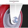 Zhendi DR175 Heavy-Duty Industrial Caster Wheel with Brake