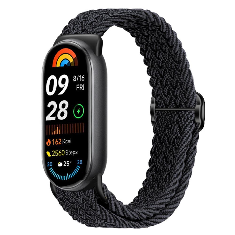Nylon Watch Strap Knit Breathable Smart Watchband Soft Multicolored Watch Replacement Bracelet for Band 8/9/10 Unisex