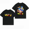 Unisexs Clothing 100 Cotton Summer TShirt Dragon Ball Super Gogeta Vegito Print Anime Tops