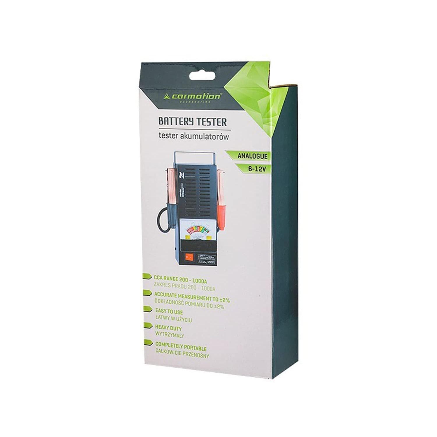 Тестер автомобильного аккумулятора 6 В-12 В Тестер автомобильного аккумулятора Тестер аккумулятора Тестер аккумулятора Тестер аккумулятора Вольтметр Стальной корпус 15*30*10cm чёрный