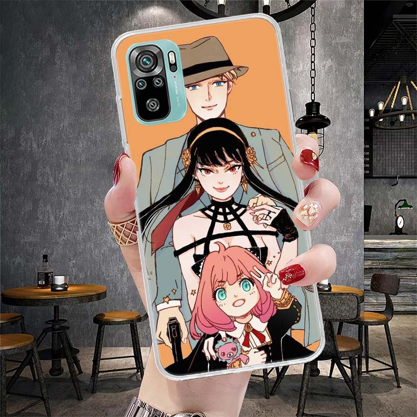 Anime Spy Family Soft Phone Case For Xiaomi Redmi Note 15 14 14S 13 12 Pro Plus 12S 11 11S 11E 10 10S 11T 5G Fundas Coque Redmi