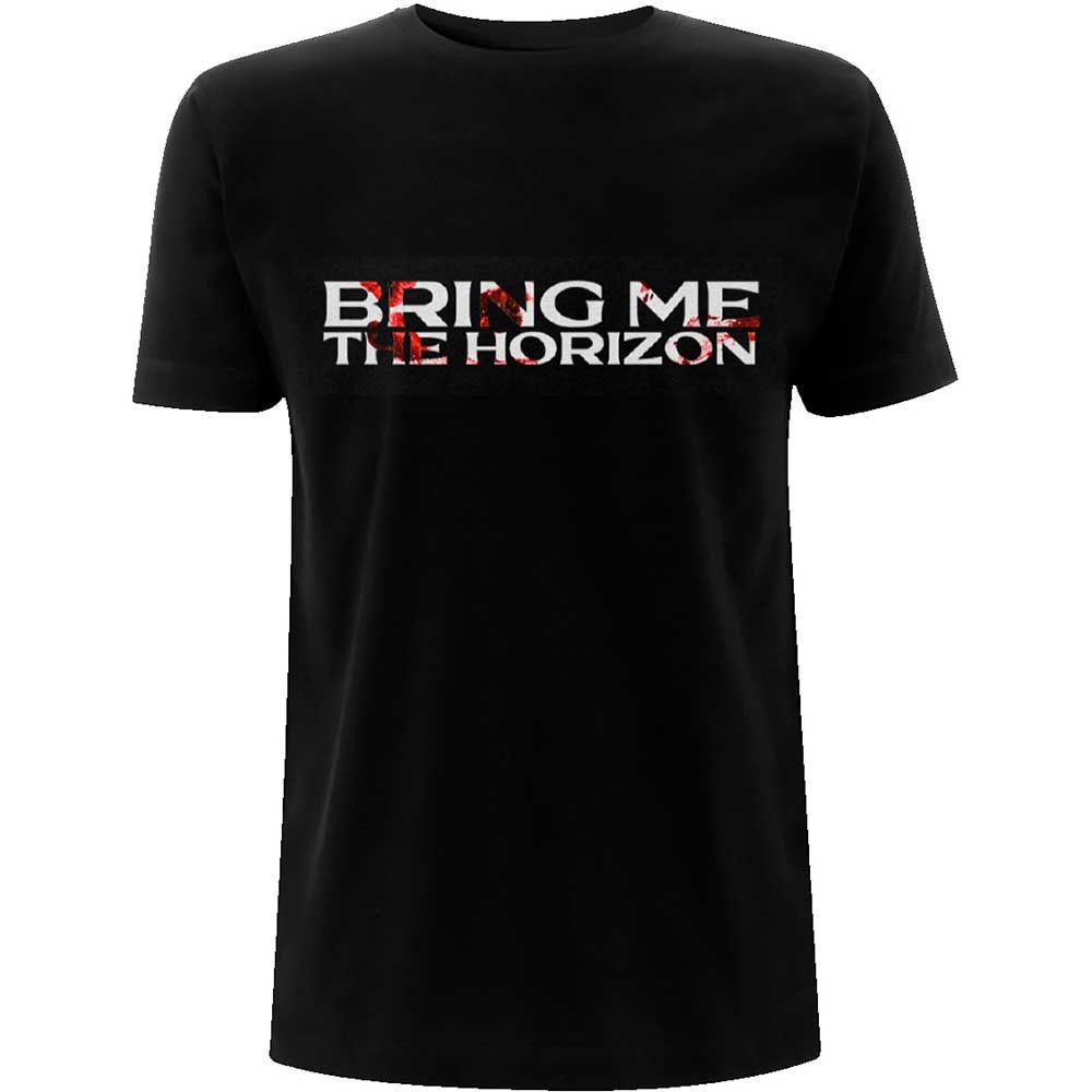 Men s Bring Me The Horizon Symbols (Back Print) Slim Fit T-shirt Medium Black L