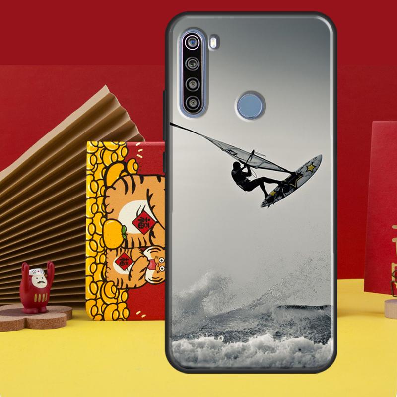 

Extreme Sports Windsurf Sailing Case For Redmi Note 12 10 8 9 11 Pro Cover For Redmi Note 12S 11S 10S 9S 8T 9C 10C 12C Coque Redmi Note 9S