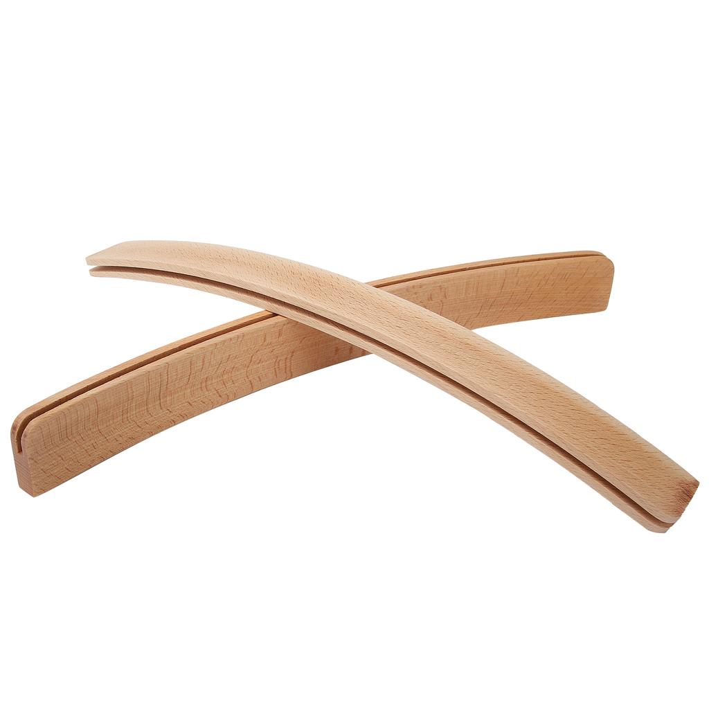 2pcs Professional Wood Playing Card Poker Cards Holder Tray Rack for Children Elderly