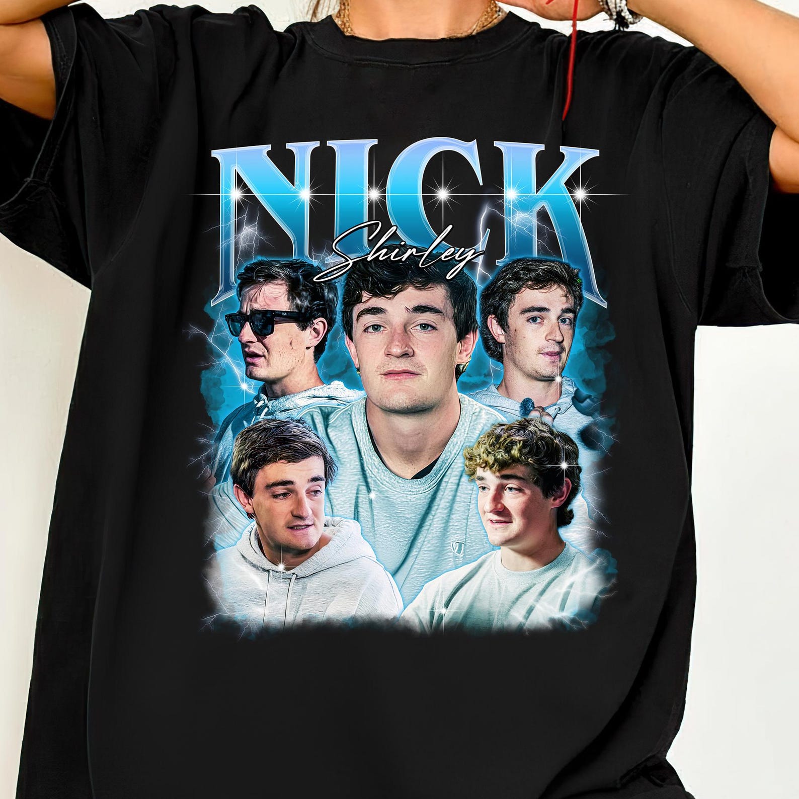 Nick Shirley Bootleg Vintage, Nick Shirley Shirt, Nick Shirley Graphic, Nick Shirley Retro Shirt, Nick Shirley Gift, YouTuber Shirt XL