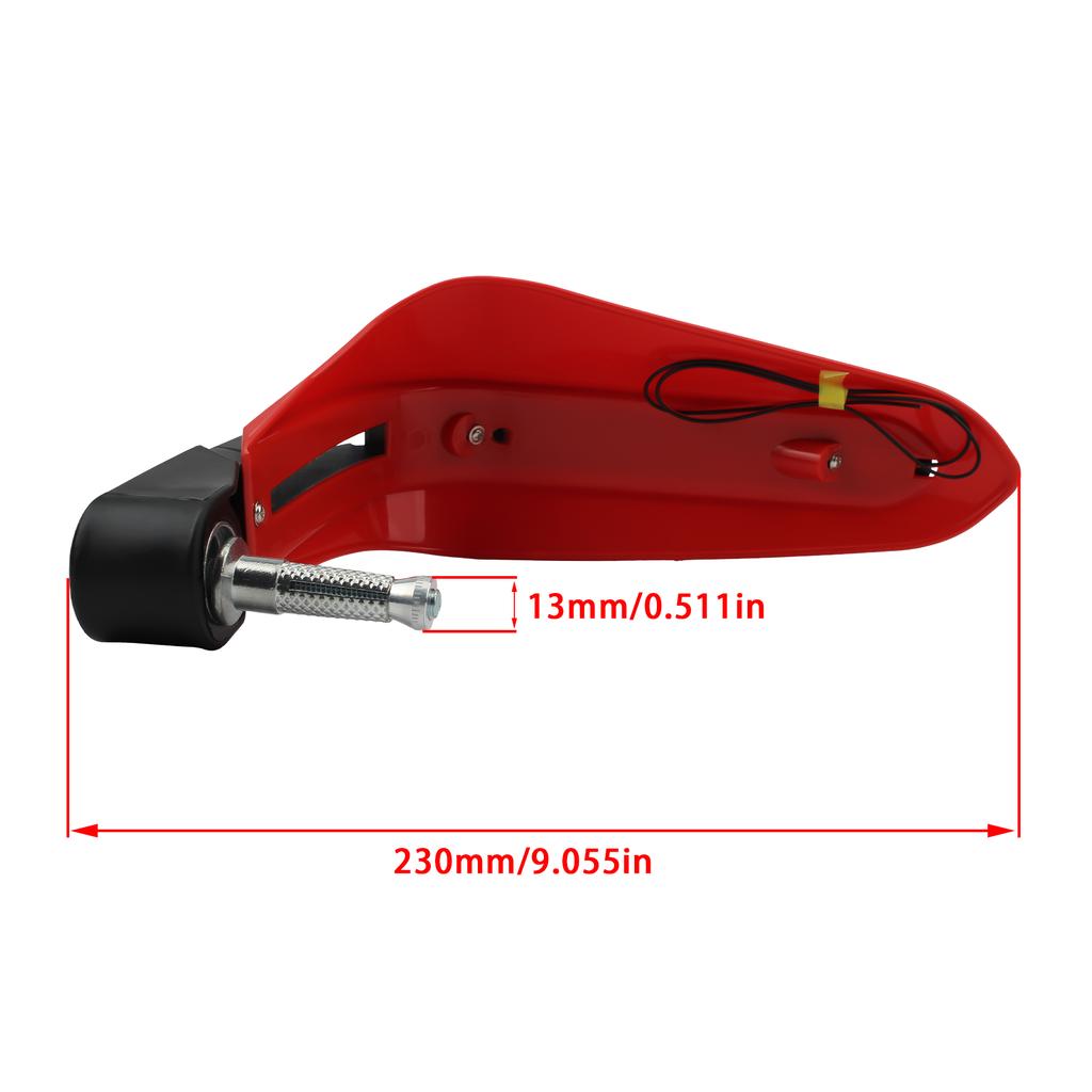 Scooters LED Light Hand Guards Handguard Windproof Hand Shield Protector Motorcycle Universal Modified Accessories Enduro