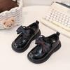 Girls' Black Leather Shoes Children's Mary Jane Shoes2026New Spring and Autumn British Style Princess Shoes for Girls' Performances