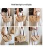 2024 Summer Women's Large Woven Straw Tote Bag for Beach and Vacation
