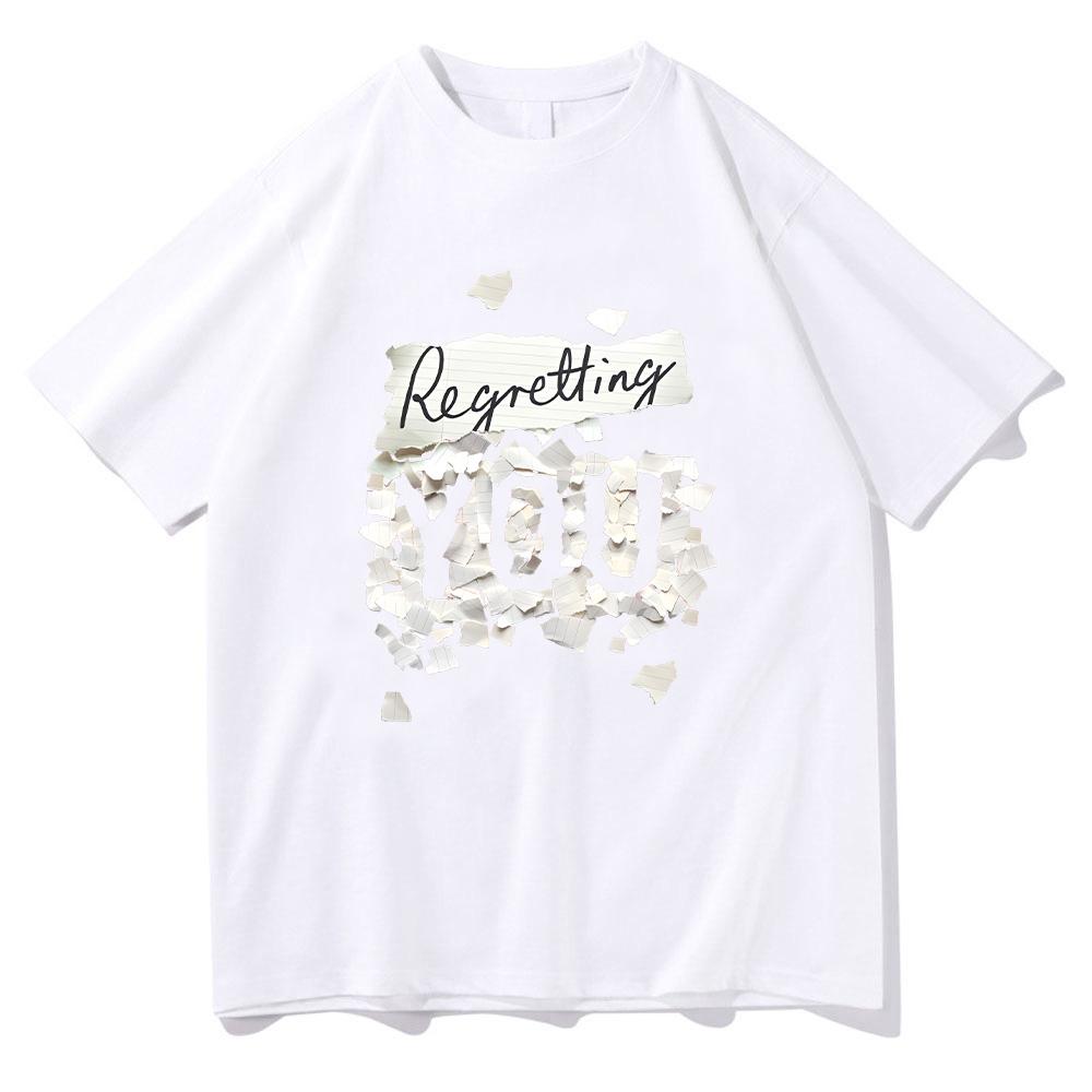 Regretting You Film Print T-Shirts Fiction Tee Casual Cotton Crewneck T-Shirt Unisex Soft Comfortable Y2K Clothes