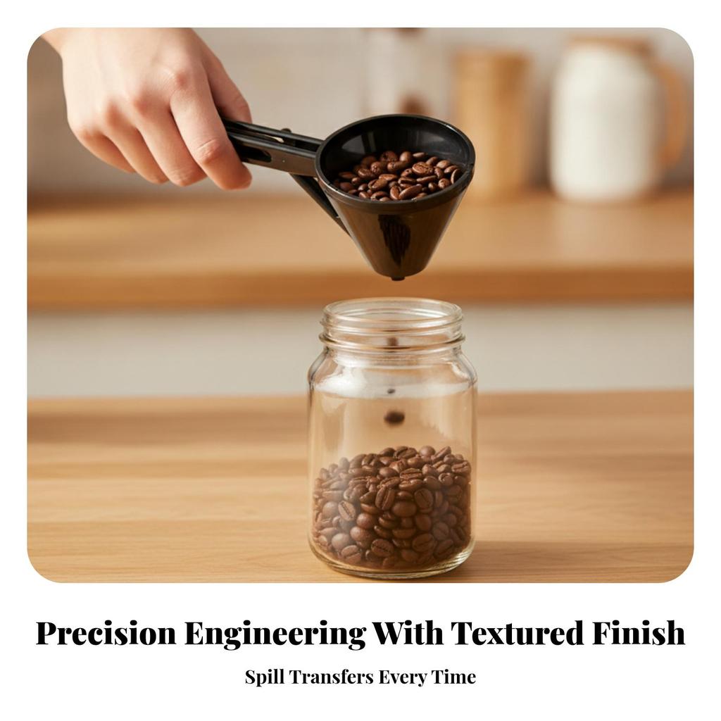 2 Pieces Mess Sliding Measurer Funnel | Compact Handheld Design, leak-resistant,