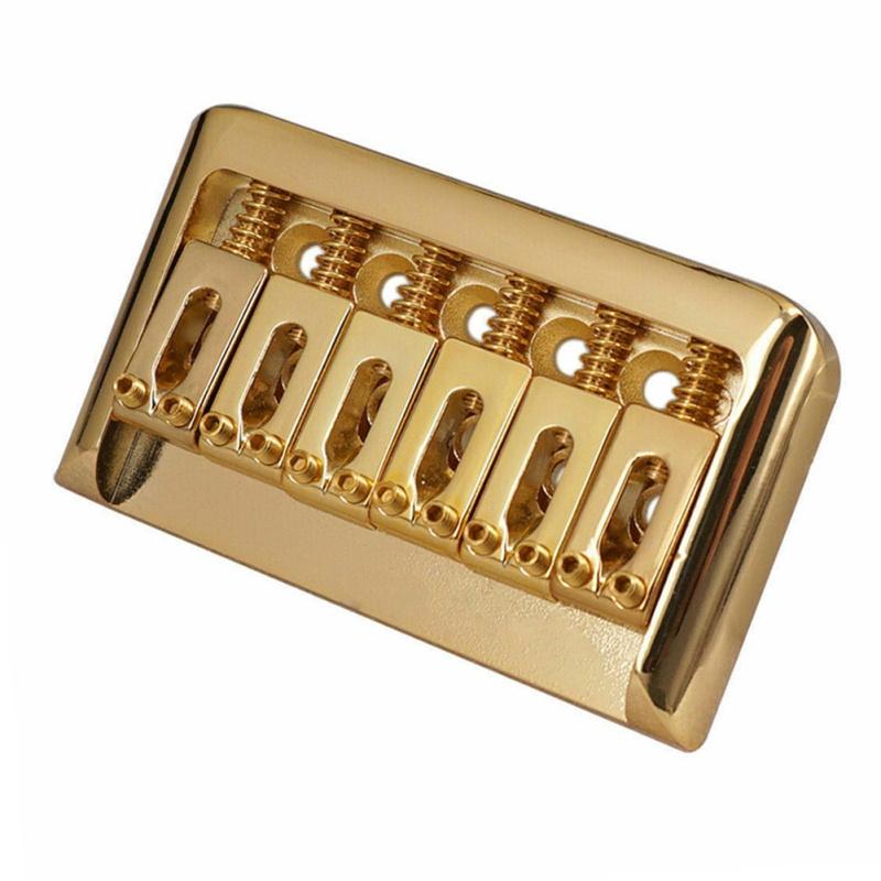 Musiclily Non-tremolo gitara elektryczna Hardtail siodełko mostkowe, na 6-strunowy Fender Strat