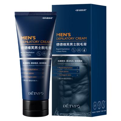 Deweifu Hair Removal Cream For Men's Armarms, Hands, Legs, And Chest Hair Removal Cream, Suitable For The Whole Body, 100g
