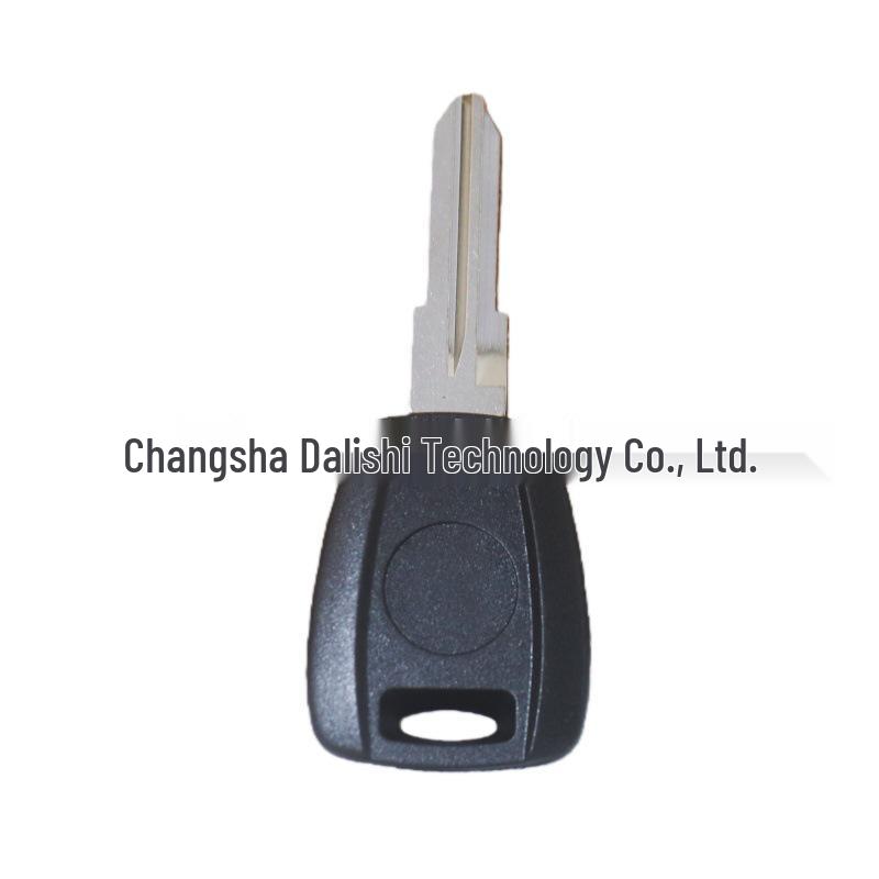 Black Fiat Key Shell for Chip Remote Replacement and Modification - No Logo