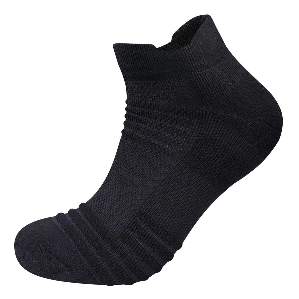 3 Pairs Terry Loop Sports Socks Breathable Mesh Cushioned Moisture-Managed for Running Hiking Basketball