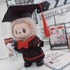 Cute 17cm Labubu Doll Accessories Clothes Graduation Gown Clothing Outfit for Plush Cotton Dolls Collection Gift