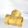 Brass Horizontal Non Return Forged Check Valve For Water Sanitary Fittings