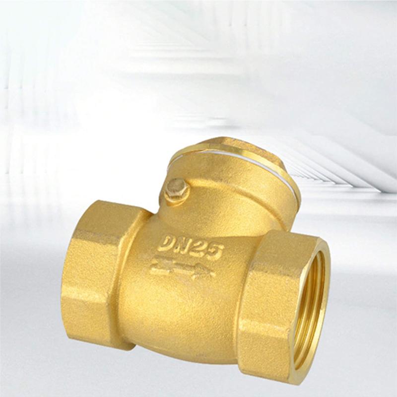 Brass Horizontal Non Return Forged Check Valve For Water Sanitary Fittings