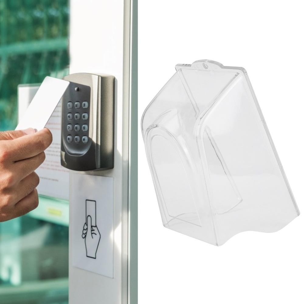 ABS Fingerprint Lock Doorbell Transparent Access Control Rain Cover Doorbell Rain Cover Rainy