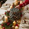CHRISTMAS TIN BOX 2 PCS FOR COOKIES, GINGERBREAD, SWEETS, RODS 20 Cm