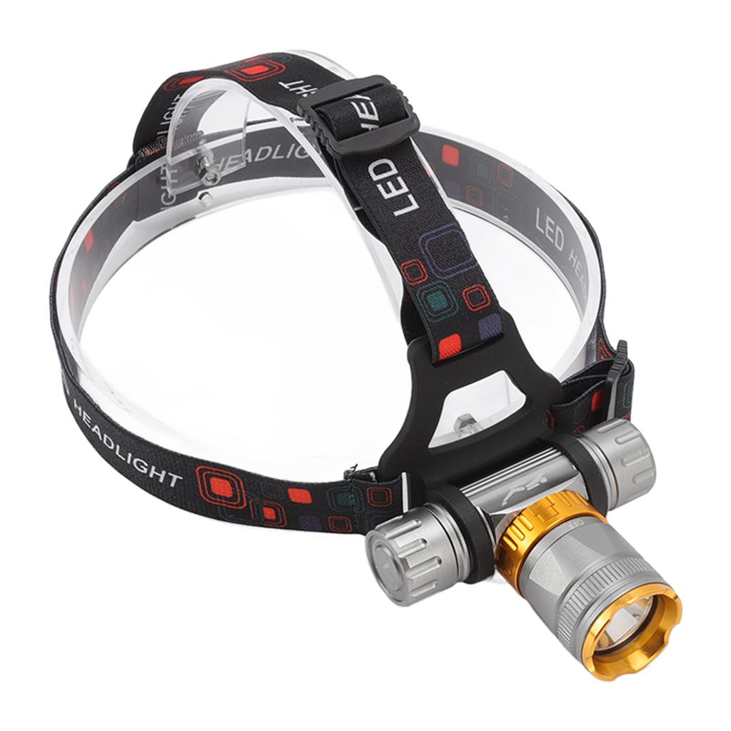 LED Diving Headlight Aluminum Alloy IPX8 Waterproof Super Bright 1500LM 5 Modes Light Weight LED Head Light for Swimming