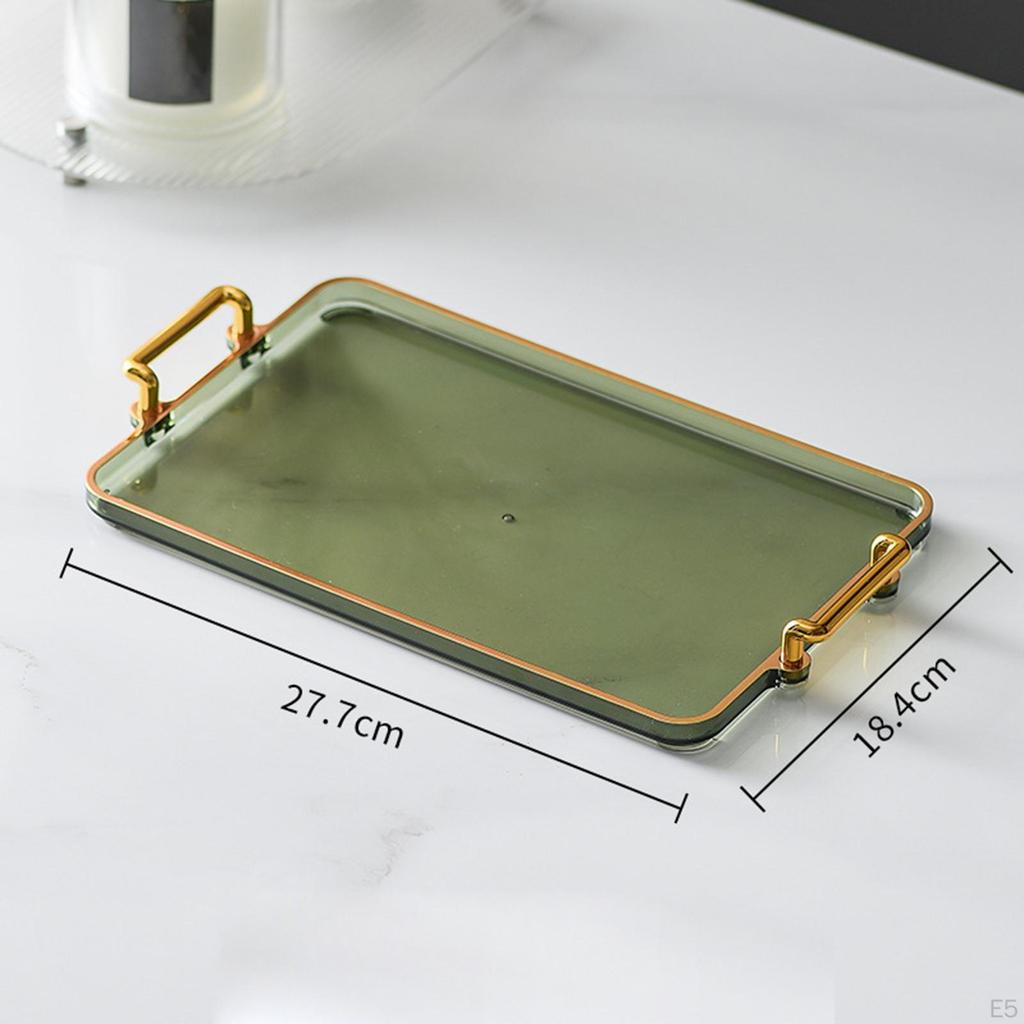 Nordic Style Farmhouse Serving Tray Food Cup with Handles Trinkets Keys Storage