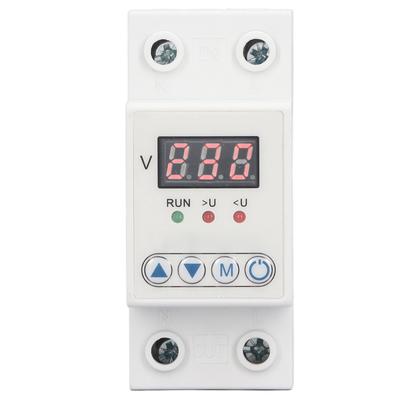 LED Single Display Automatic Reset Voltage Protector Intelligent Adjustable Over Voltage Under Voltage Protective Device 230V AC
